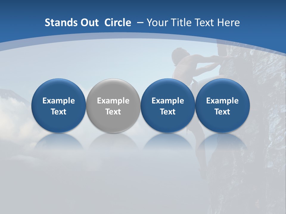 Height Climb Active PowerPoint Template