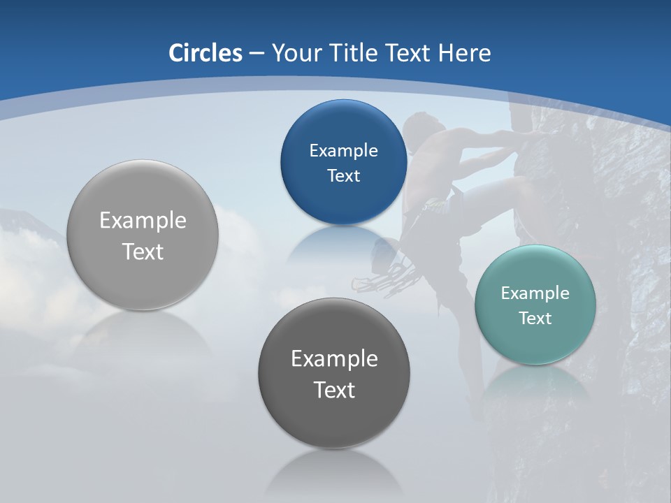 Height Climb Active PowerPoint Template