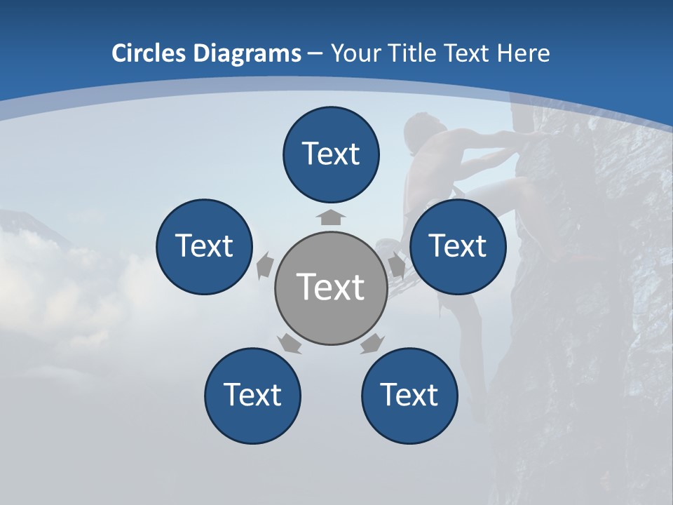 Height Climb Active PowerPoint Template