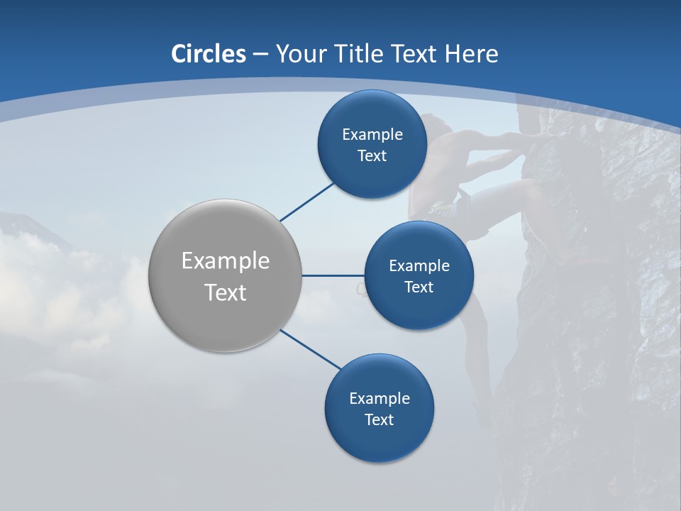 Height Climb Active PowerPoint Template