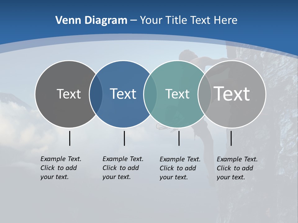 Height Climb Active PowerPoint Template