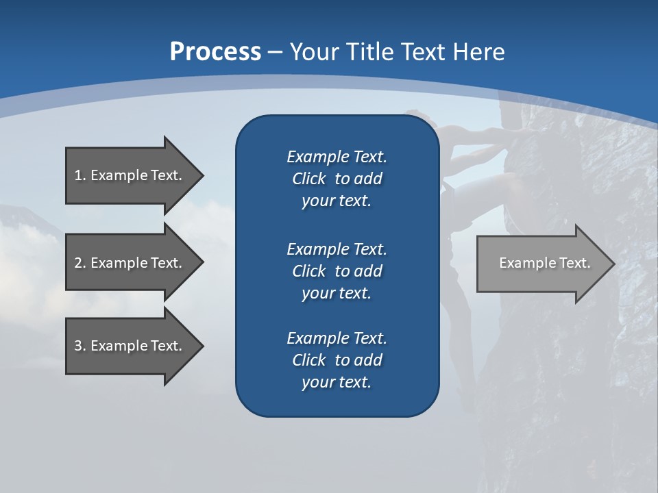 Height Climb Active PowerPoint Template