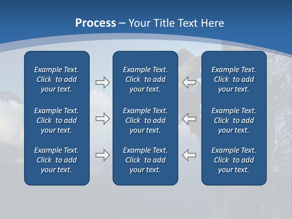 Height Climb Active PowerPoint Template
