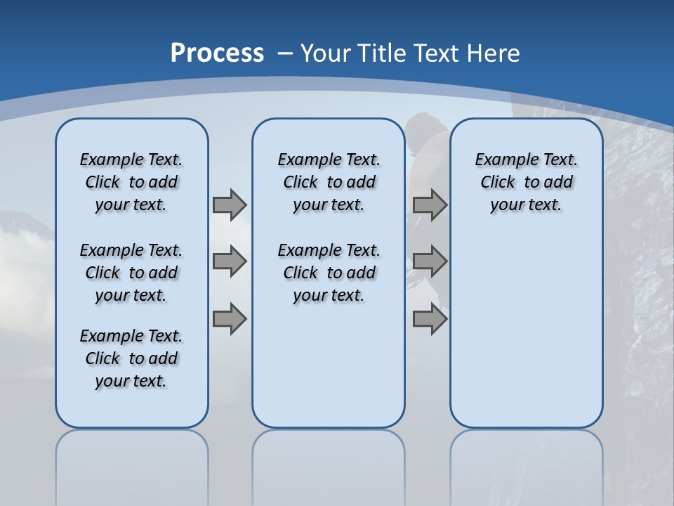 Height Climb Active PowerPoint Template