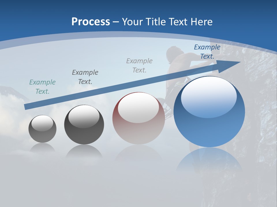 Height Climb Active PowerPoint Template