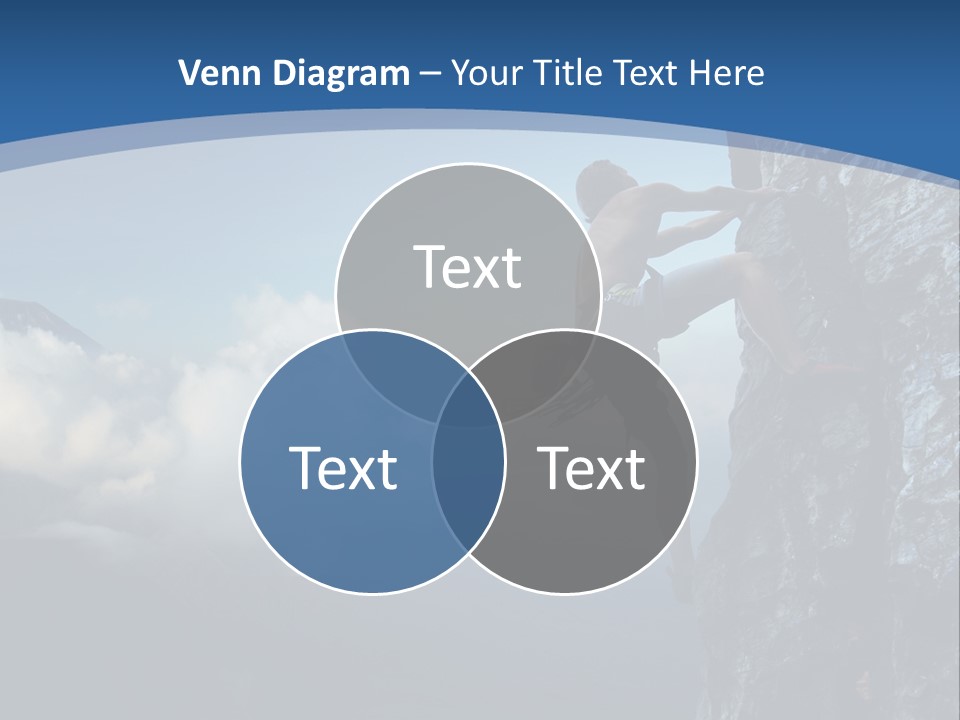 Height Climb Active PowerPoint Template