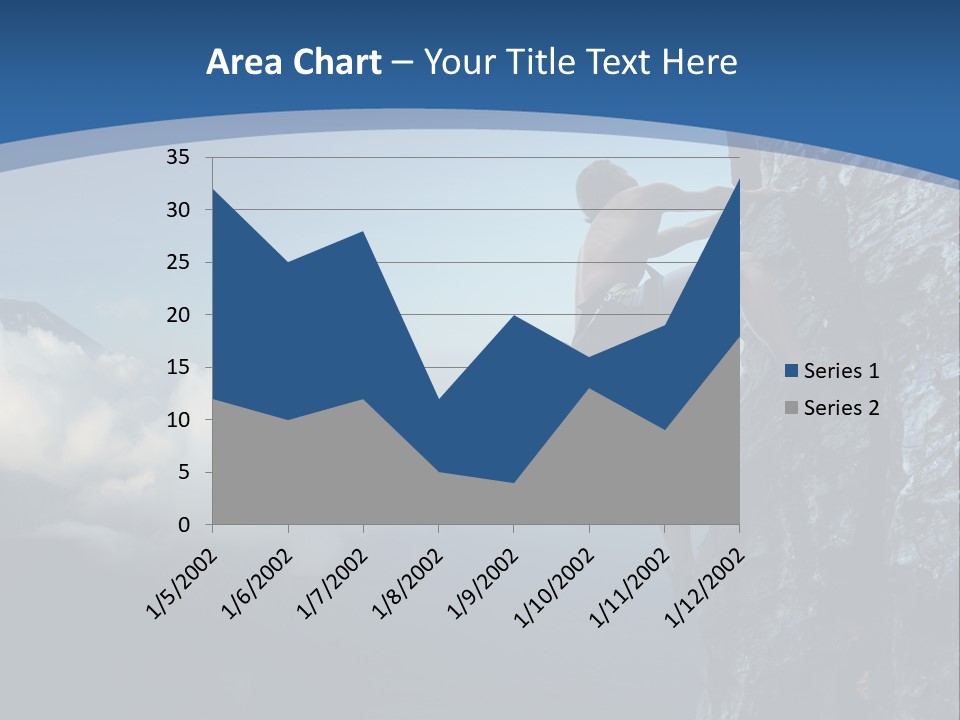 Height Climb Active PowerPoint Template
