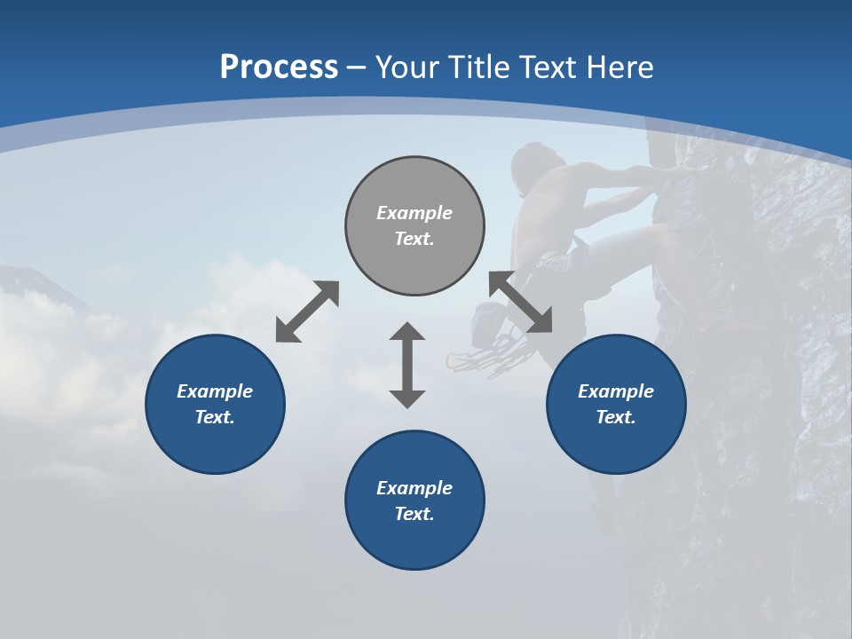 Height Climb Active PowerPoint Template