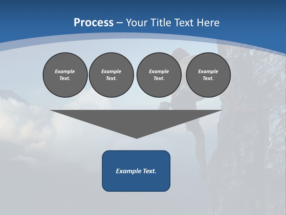 Height Climb Active PowerPoint Template