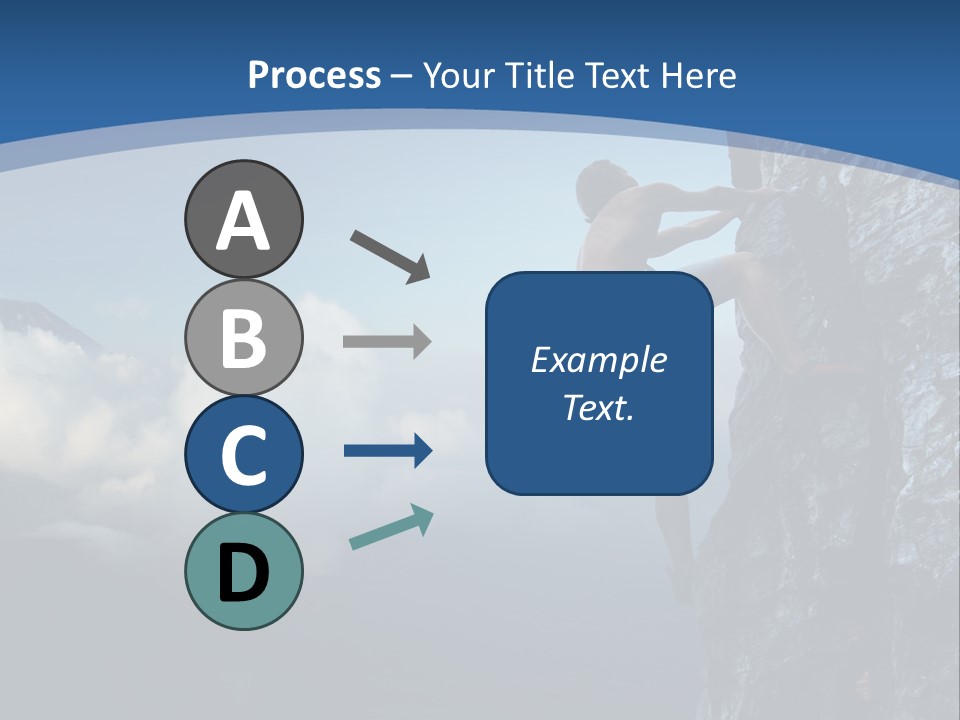 Height Climb Active PowerPoint Template