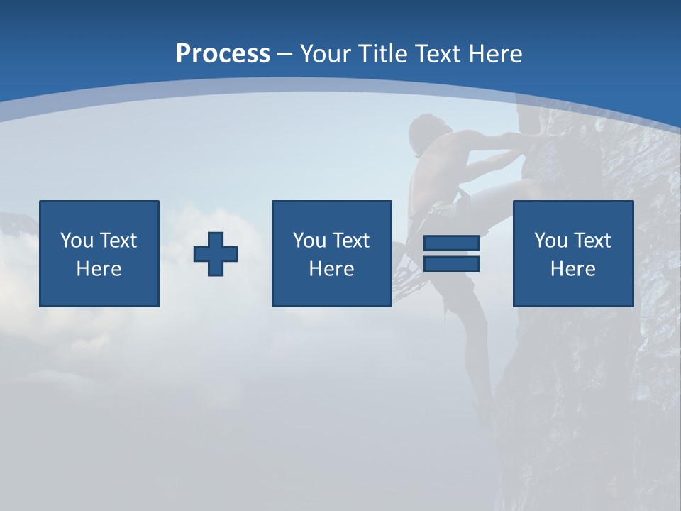 Height Climb Active PowerPoint Template