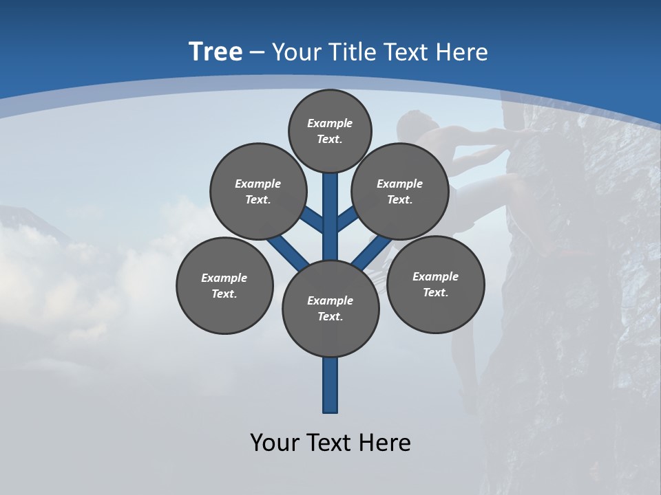 Height Climb Active PowerPoint Template