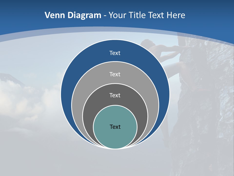 Height Climb Active PowerPoint Template