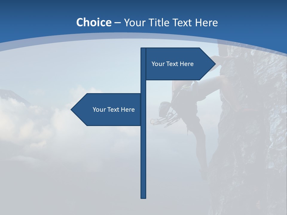 Height Climb Active PowerPoint Template
