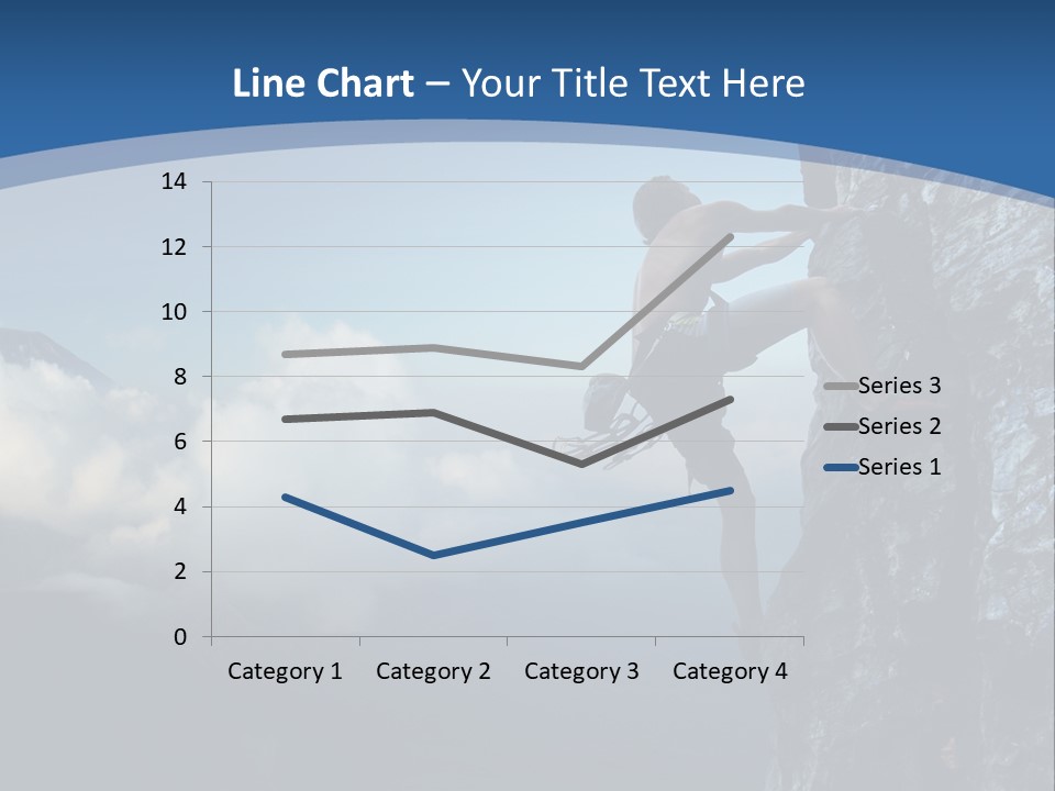 Height Climb Active PowerPoint Template