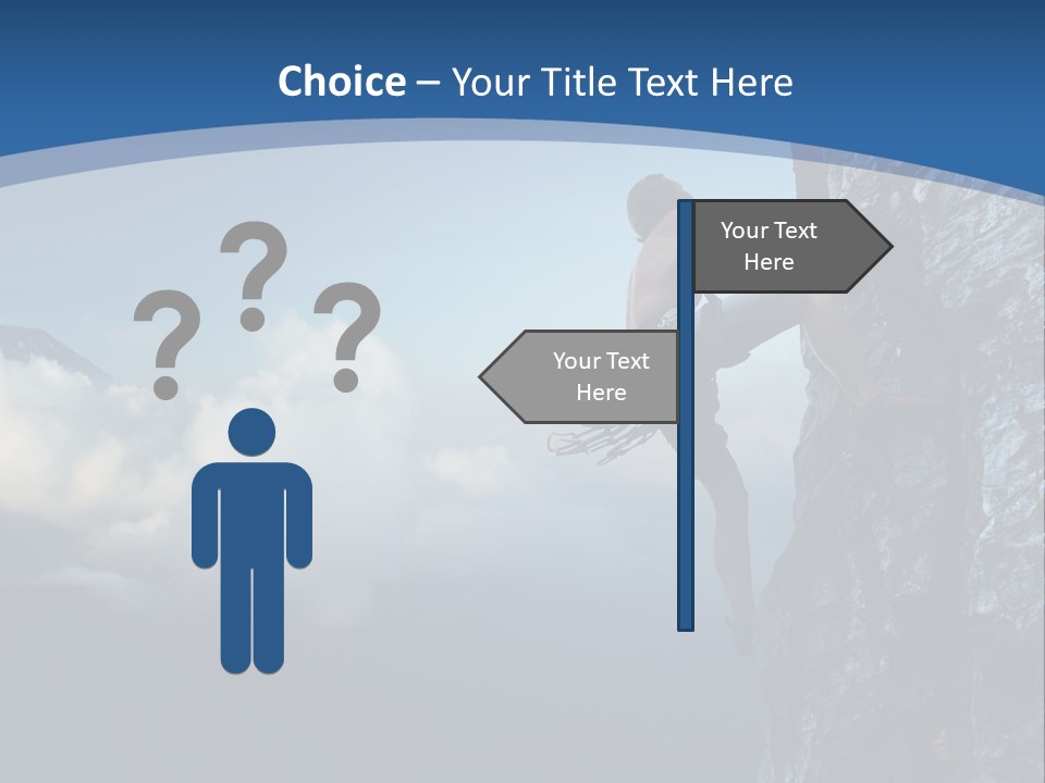 Height Climb Active PowerPoint Template
