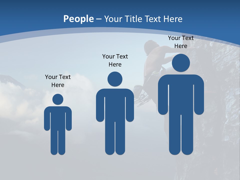 Height Climb Active PowerPoint Template