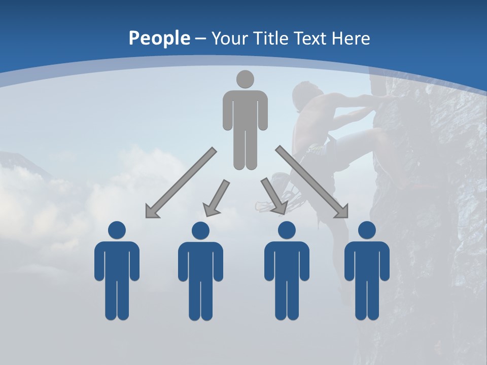 Height Climb Active PowerPoint Template