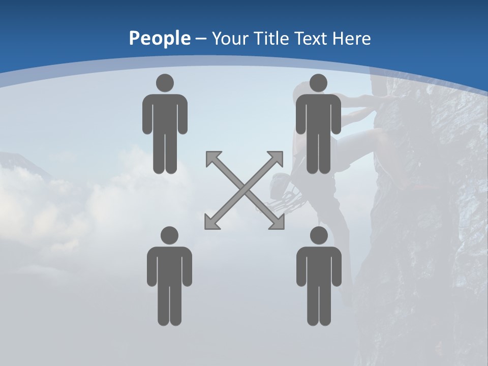 Height Climb Active PowerPoint Template