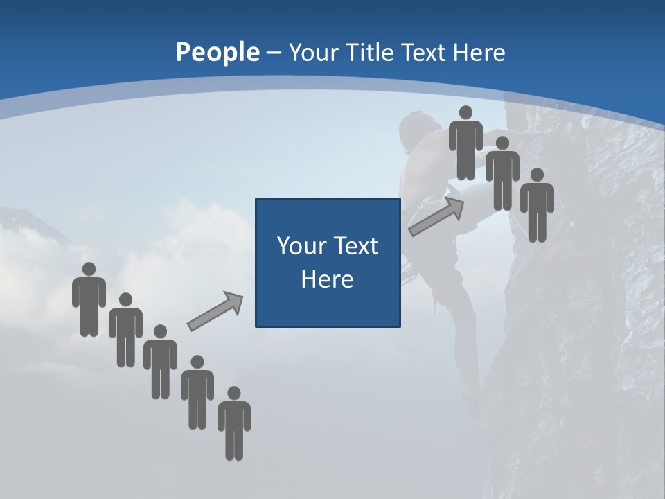 Height Climb Active PowerPoint Template