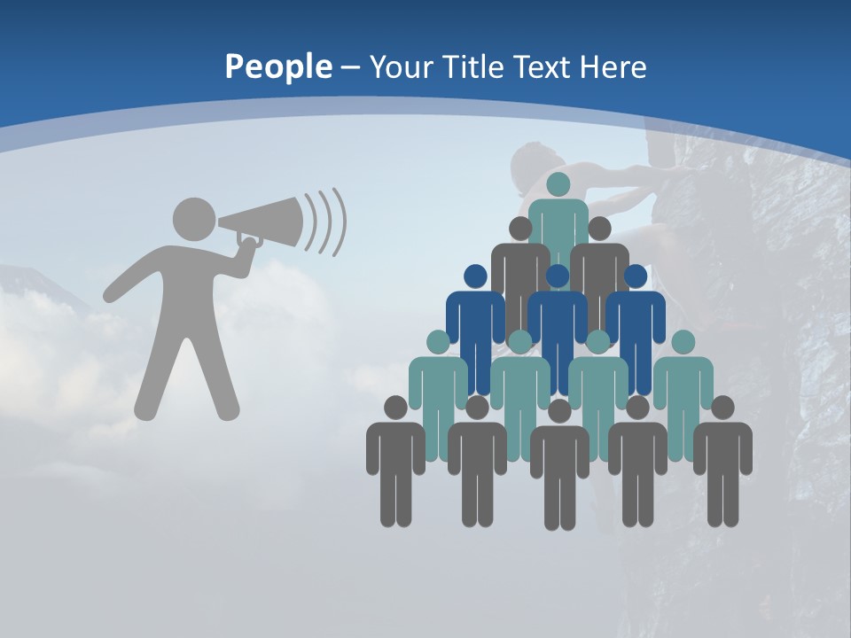 Height Climb Active PowerPoint Template