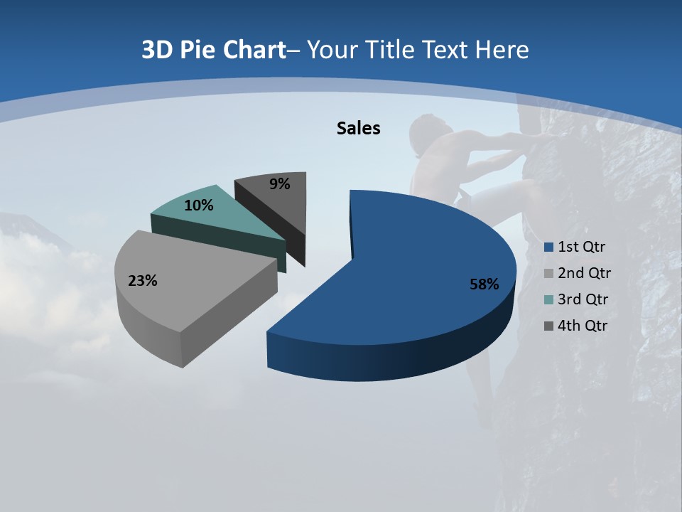 Height Climb Active PowerPoint Template