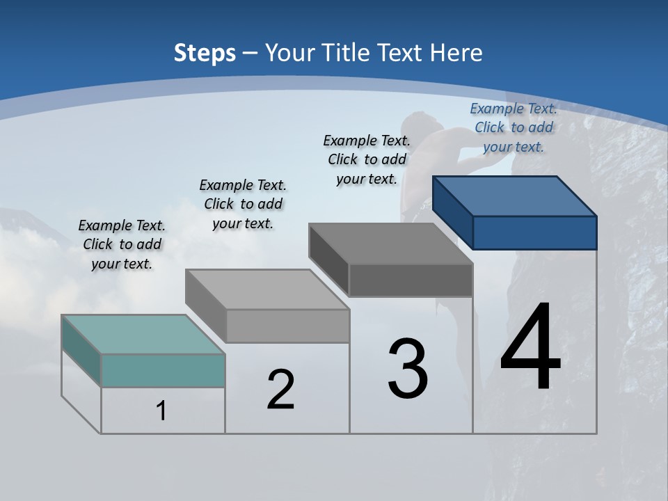 Height Climb Active PowerPoint Template