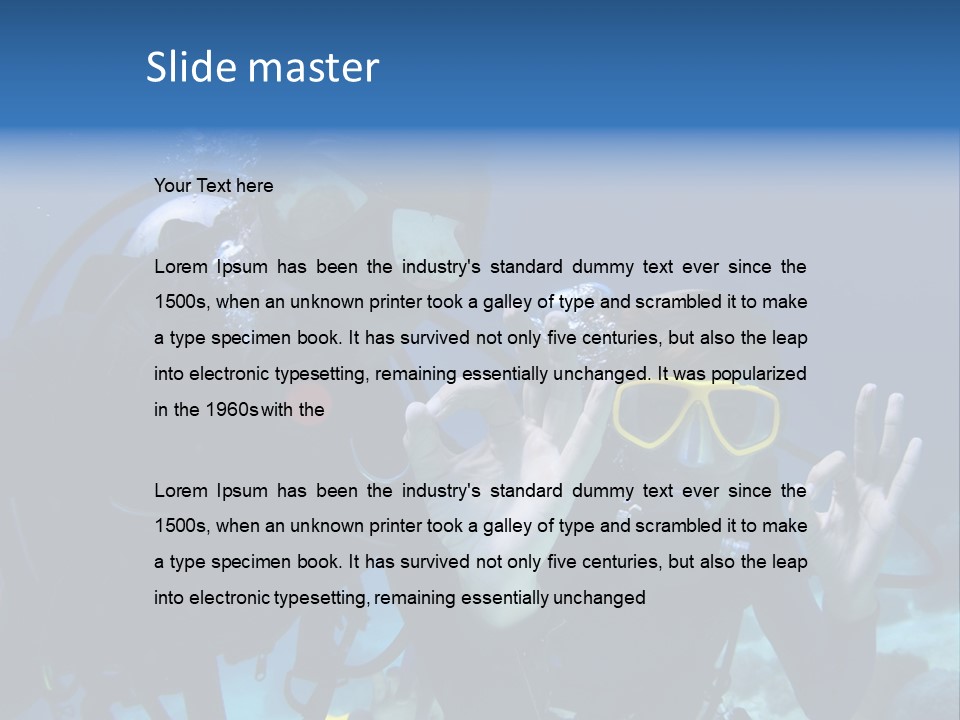 Scene Finger Sport PowerPoint Template