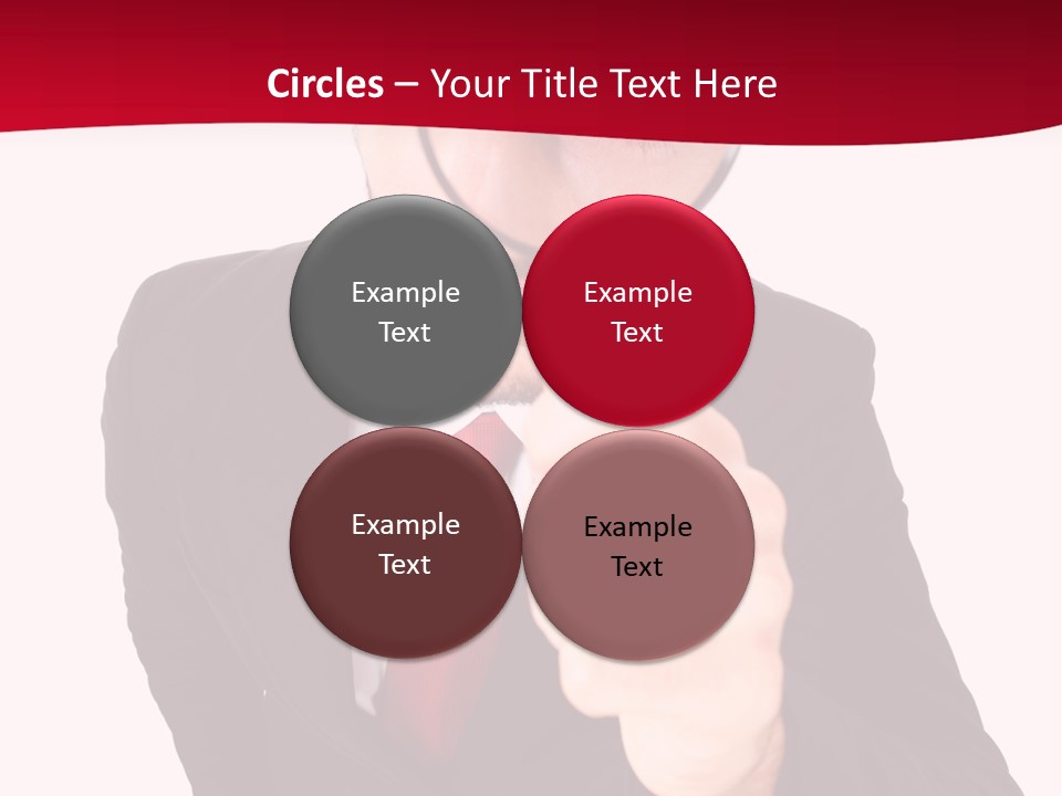 Look Concept Isolated PowerPoint Template