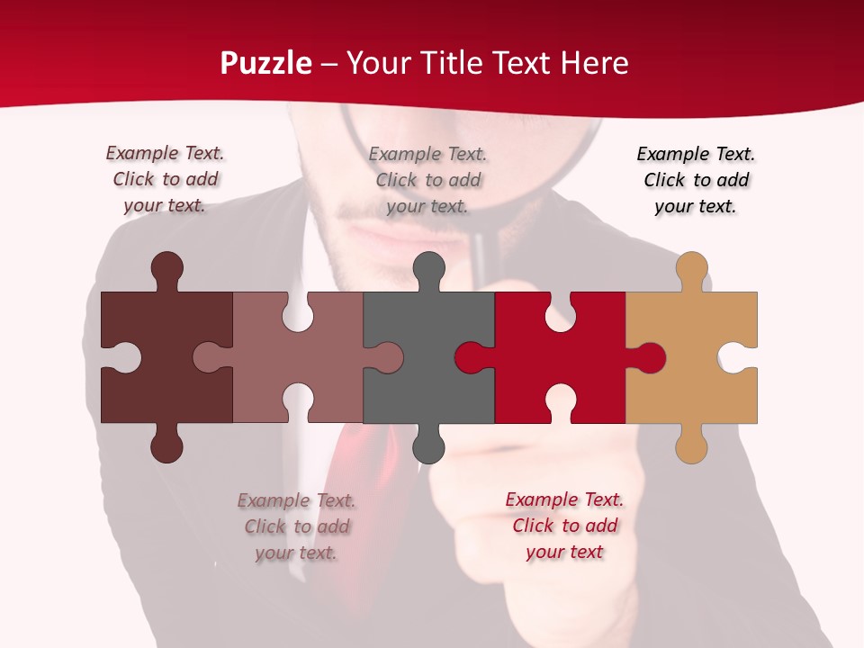 Look Concept Isolated PowerPoint Template