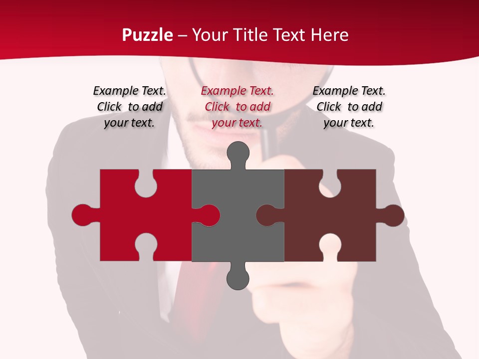 Look Concept Isolated PowerPoint Template