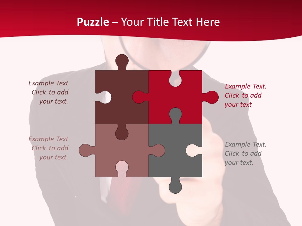 Look Concept Isolated PowerPoint Template