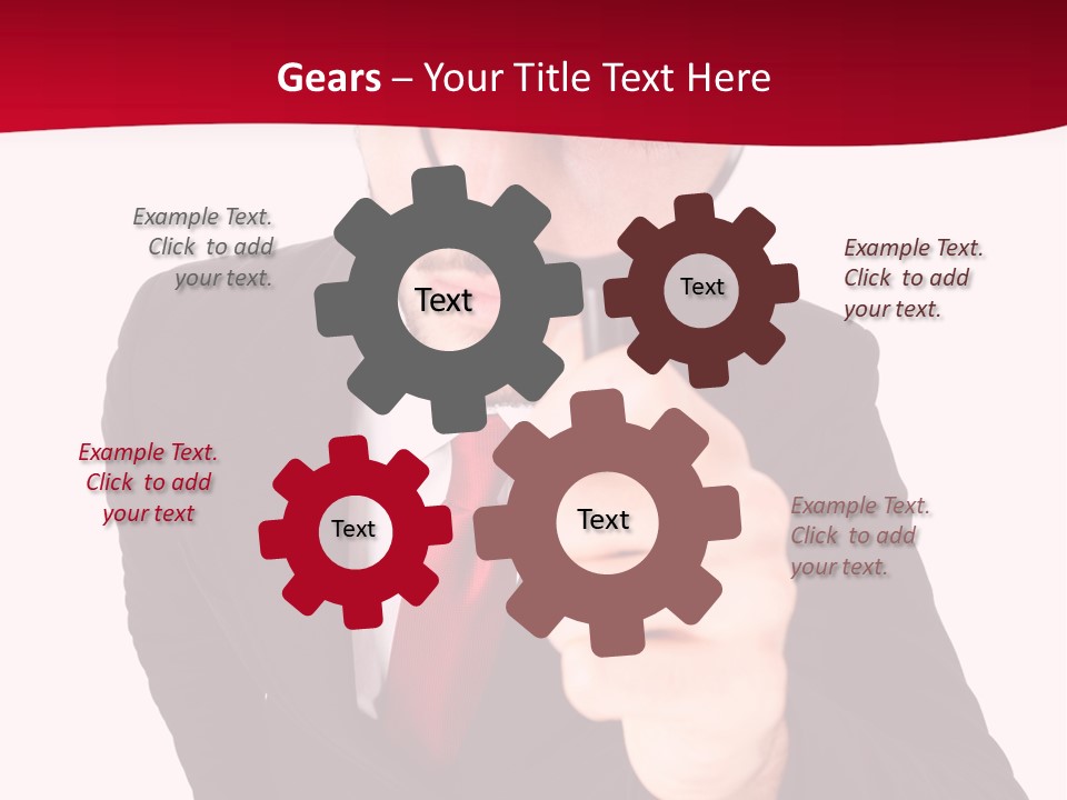 Look Concept Isolated PowerPoint Template