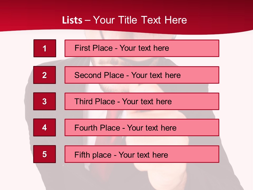 Look Concept Isolated PowerPoint Template