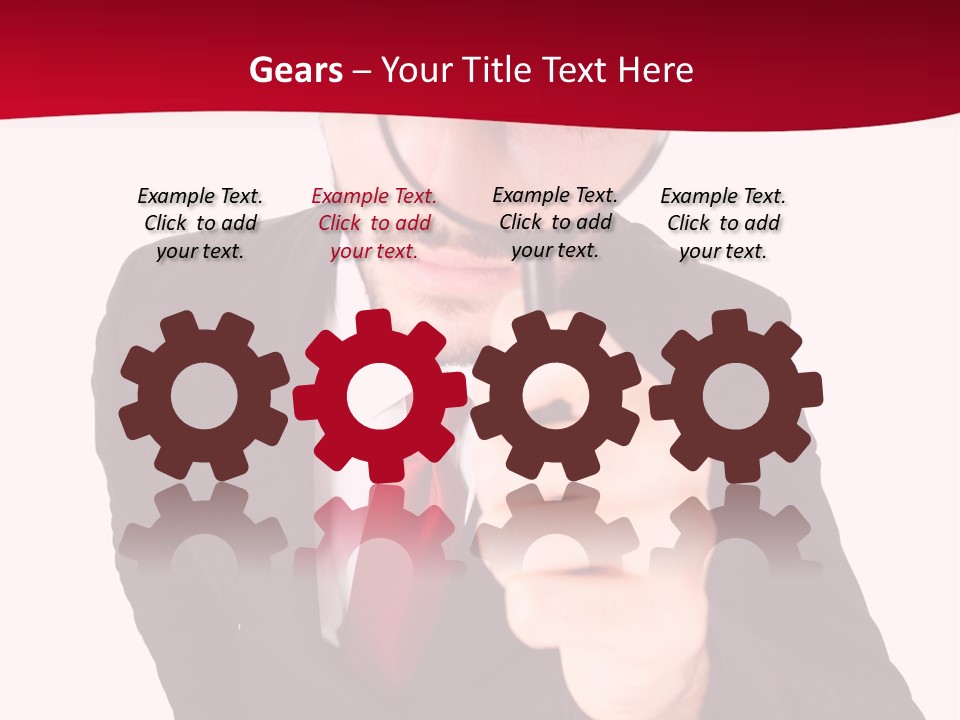 Look Concept Isolated PowerPoint Template