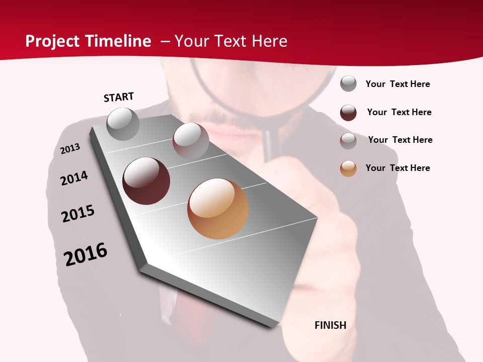 Look Concept Isolated PowerPoint Template