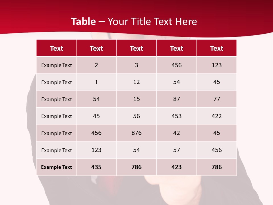 Look Concept Isolated PowerPoint Template