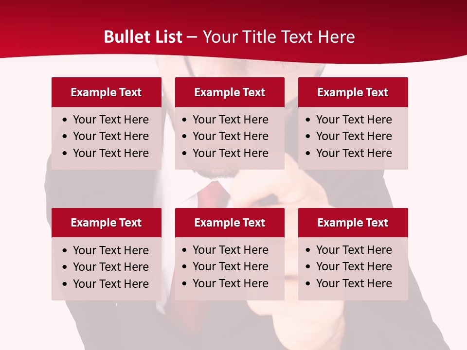 Look Concept Isolated PowerPoint Template