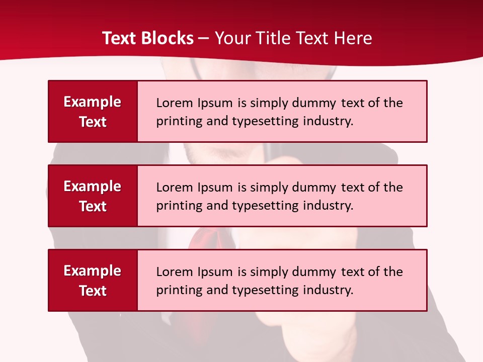 Look Concept Isolated PowerPoint Template