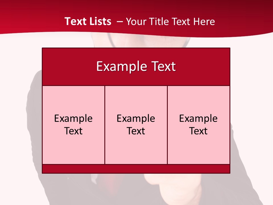 Look Concept Isolated PowerPoint Template