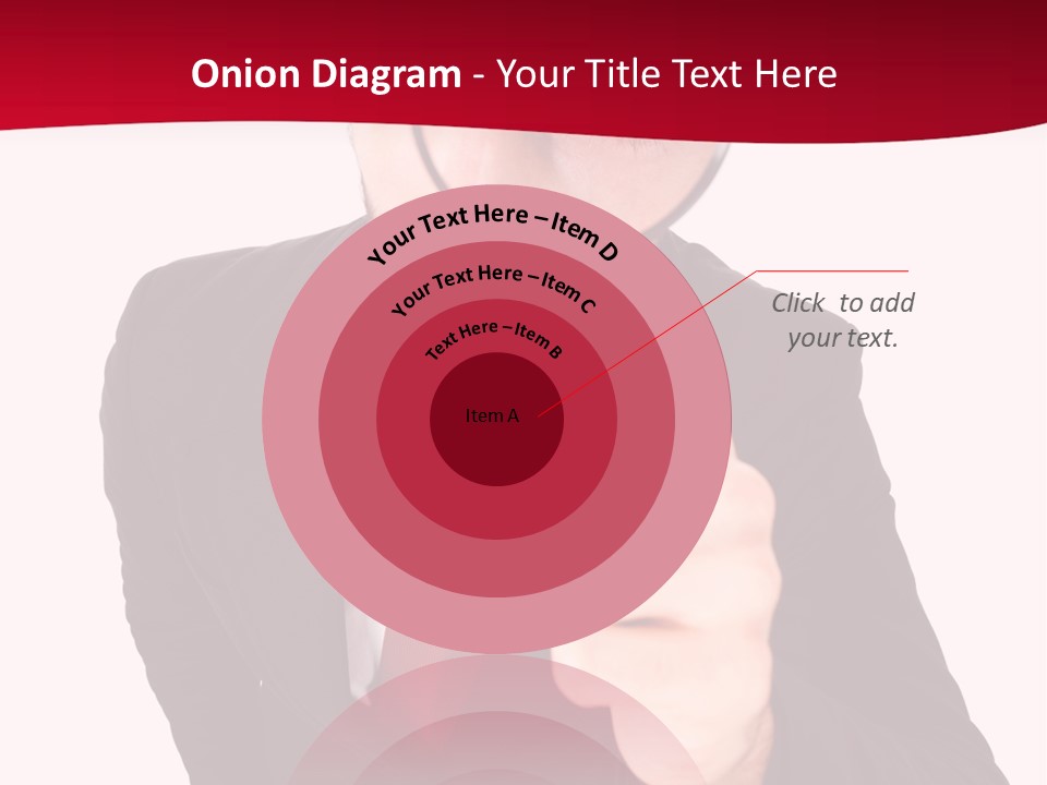 Look Concept Isolated PowerPoint Template