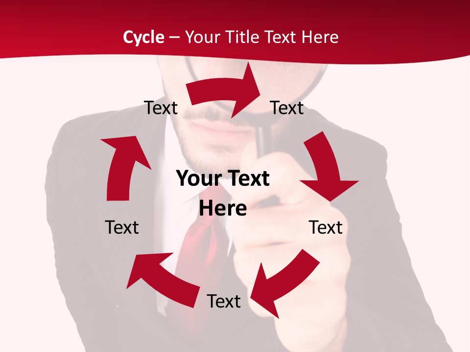 Look Concept Isolated PowerPoint Template