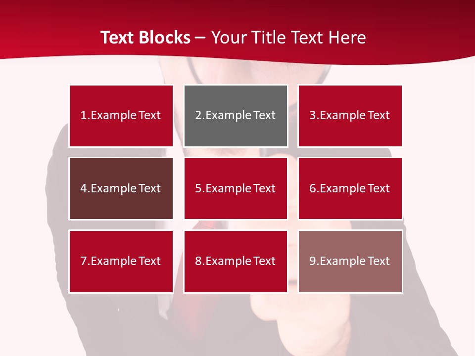 Look Concept Isolated PowerPoint Template