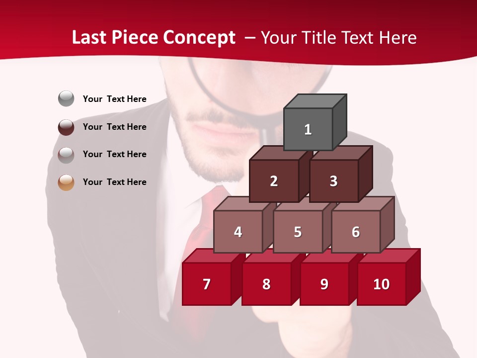 Look Concept Isolated PowerPoint Template