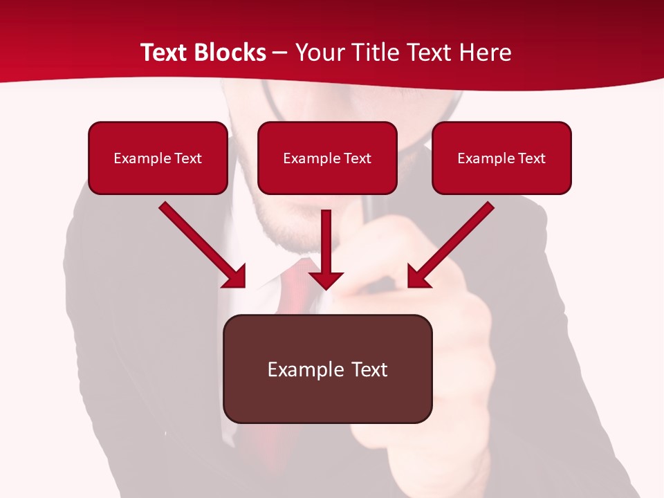 Look Concept Isolated PowerPoint Template