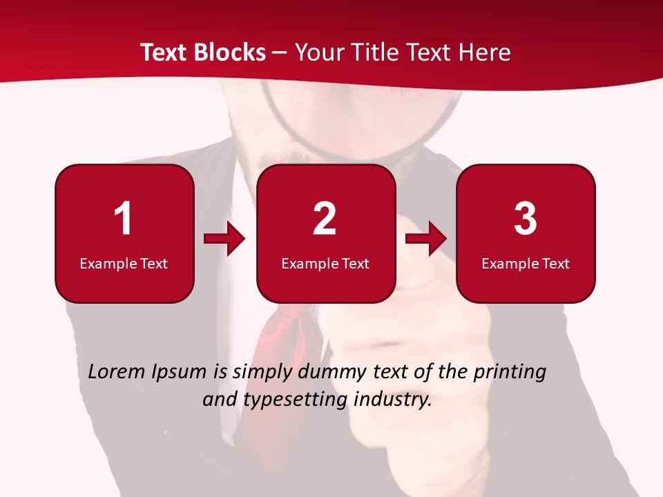 Look Concept Isolated PowerPoint Template