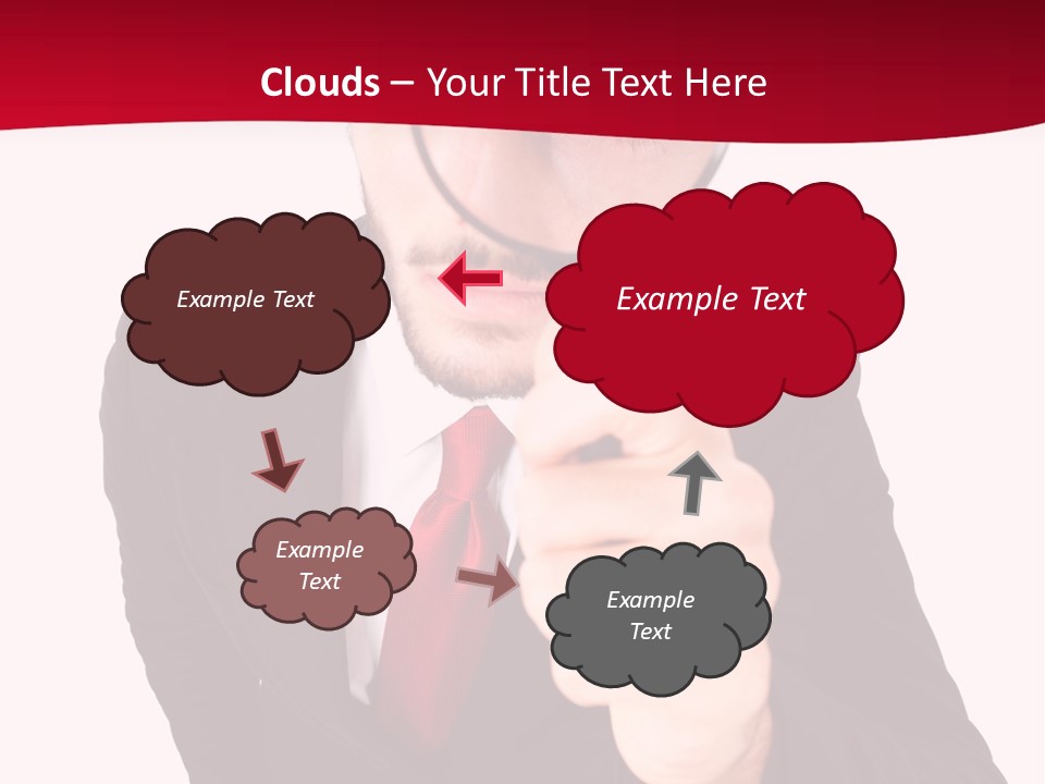 Look Concept Isolated PowerPoint Template