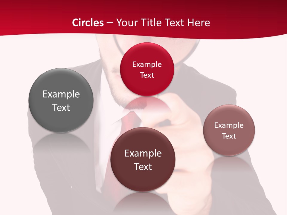 Look Concept Isolated PowerPoint Template