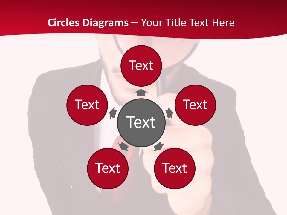 Look Concept Isolated PowerPoint Template