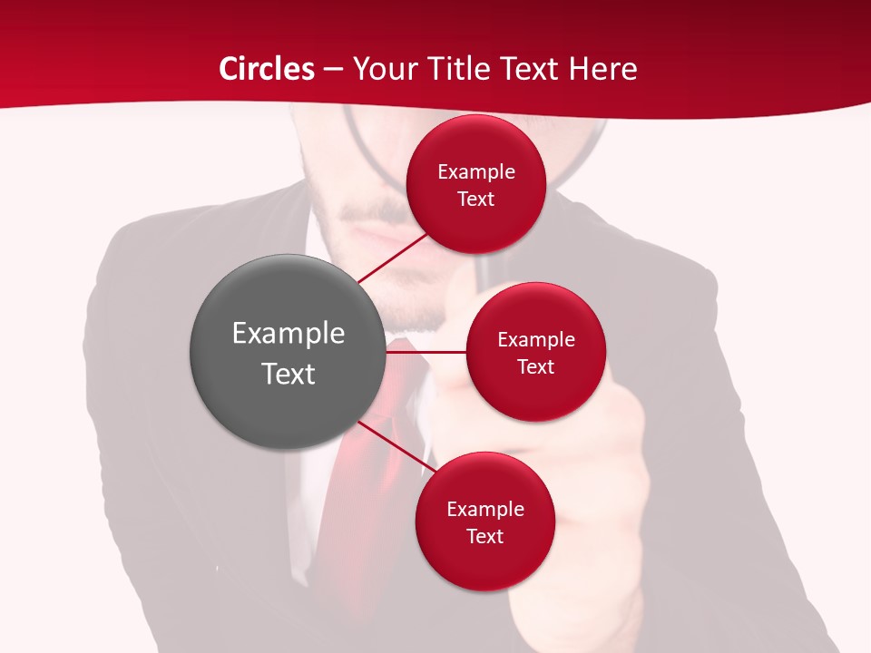 Look Concept Isolated PowerPoint Template